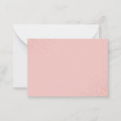 Cute You Are the Sprinkles on My Cupcake ノートカード (裏面)