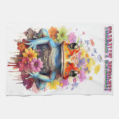 Cute You are Toadally Awesome Toad  Kitchen Towel キッチンタオル (横)