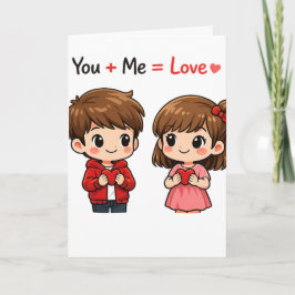 Cute You + Me Love Equation Valentine’s Day Couple プログラム