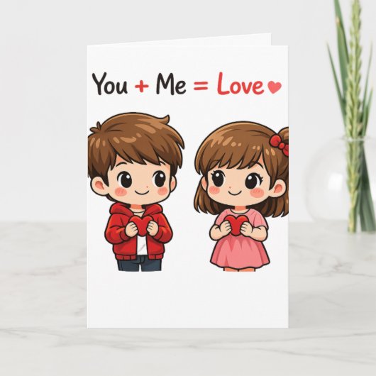 Cute You + Me Love Equation Valentine’s Day Couple プログラム (正面)