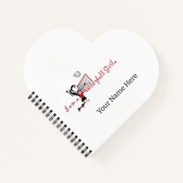 Cute Young Girl's Volleyball Notebook ノートブック