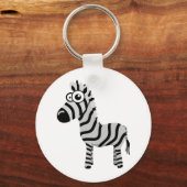 Cute zebra キーホルダー (正面)