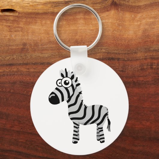 Cute zebra キーホルダー (正面)