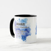 Cute Zodiac Sign Traits/ Aquarius Wrap  マグカップ (正面左)
