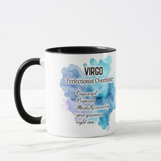 Cute Zodiac Sign Traits/ Virgo Wrap  マグカップ (左)