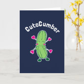CuteCumber カード (黄色い花)