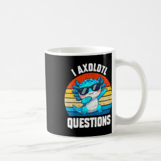Cutei Axolotl質問キッズトドラーティーンズボーイアニ コーヒーマグカップ