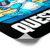 Cutei Axolotl質問キッズトドラーティーンズボーイアニ ポスター (角)