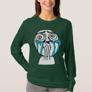 Cutenessの積み過ぎのかわいい激怒の顔のミーム Tシャツ