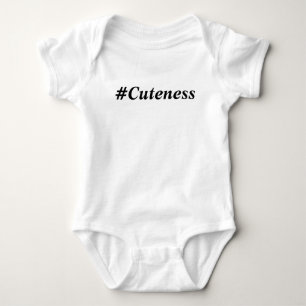 #Cutenessコンピュータ言語文字、 ベビーボディスーツ