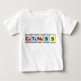 CuTeNeSS周期要素乳児T ベビーTシャツ
