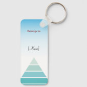 Cuteness Level Keychain – Custom Text & Photo キーホルダー (裏面)