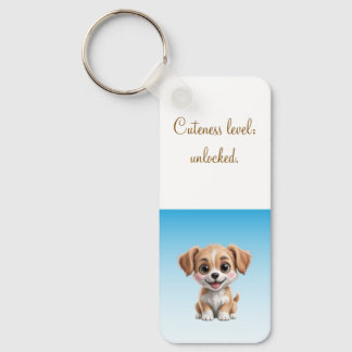 Cuteness Level Keychain – Custom Text & Photo キーホルダー