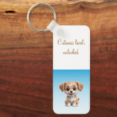 Cuteness Level Keychain – Custom Text & Photo キーホルダー (正面)