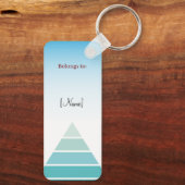 Cuteness Level Keychain – Custom Text & Photo キーホルダー (裏面)