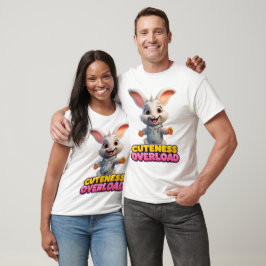 Cuteness Overload Kawaii Bunny Cartoon Graphic Tシャツ