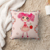 CutePpretty PinkyPピンクガーリーかわいいガールバイLeahG クッション (ブランケット)