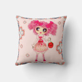 CutePpretty PinkyPピンクガーリーかわいいガールバイLeahG クッション (裏面)