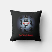 Cutes Cats Throw Pillow クッション (正面)