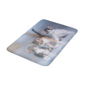 Cutest Baby Animals | 3 Tabby Kittens バスマット (アングル)