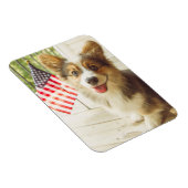 Cutest Baby Animals | American Flag Corgi マグネット (右側)