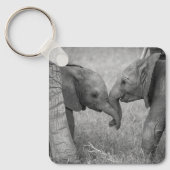 Cutest Baby Animals | Baby Elephants Greeting キーホルダー (正面)