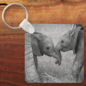 Cutest Baby Animals | Baby Elephants Greeting キーホルダー (正面)