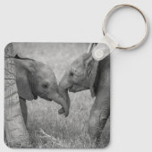 Cutest Baby Animals | Baby Elephants Greeting キーホルダー (裏面)