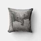 Cutest Baby Animals | Baby Elephants Greeting クッション (正面)