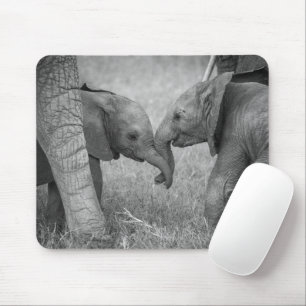 Cutest Baby Animals Baby Elephants Greeting マウスパッド