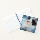 Cutest Baby Animals | Black & White Kitten ノートブック (内部)