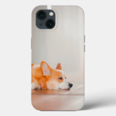 Cutest Baby Animals | Corgi Sleeping Case-Mate iPhoneケース (裏面)