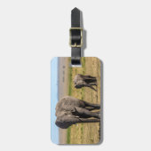 Cutest Baby Animals | Elephant Mother & Baby ラゲッジタグ (正面縦)