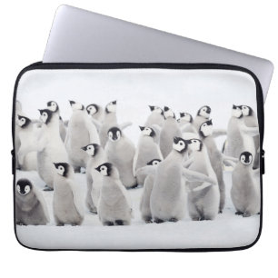 Cutest Baby Animals Emperor Penguin Chicks ラップトップスリーブ