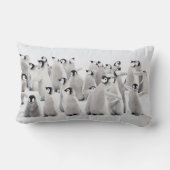 Cutest Baby Animals | Emperor Penguin Chicks ランバークッション (裏面)