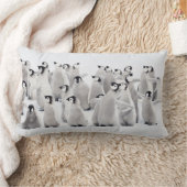 Cutest Baby Animals | Emperor Penguin Chicks ランバークッション (ブランケット)