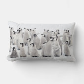 Cutest Baby Animals | Emperor Penguin Chicks ランバークッション (正面)