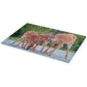 Cutest Baby Animals | Fawn with Babies カッティングボード (角)