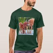 Cutest Baby Animals | Fawn with Babies Tシャツ (正面)