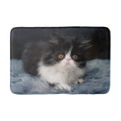 Cutest Baby Animals | Fluffy B&W Kitten バスマット (正面)