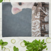 Cutest Baby Animals | French Bulldog キッチンタオル (折り畳み)