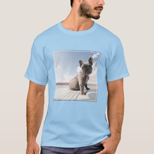 Cutest Baby Animals | French Bulldog Boating Tシャツ (正面)