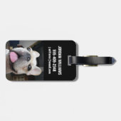 Cutest Baby Animals | French Bulldog Face ラゲッジタグ (裏面横)