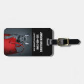 Cutest Baby Animals | French Bulldog in Handbag ラゲッジタグ (正面横)