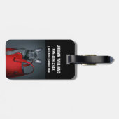 Cutest Baby Animals | French Bulldog in Handbag ラゲッジタグ (裏面横)