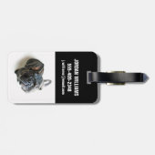 Cutest Baby Animals | French Bulldog Look Up ラゲッジタグ (裏面横)