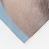 Cutest Baby Animals | French Bulldog Pink Bow フリースブランケット (角)