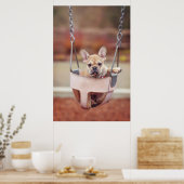 Cutest Baby Animals | French Bulldog Playground ポスター (キッチン)
