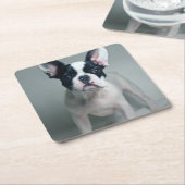 Cutest Baby Animals | French Bulldog Puppy スクエアペーパーコースター (アングル)