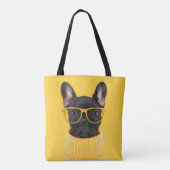 Cutest Baby Animals | French Bulldog Sunglasses トートバッグ (裏面)